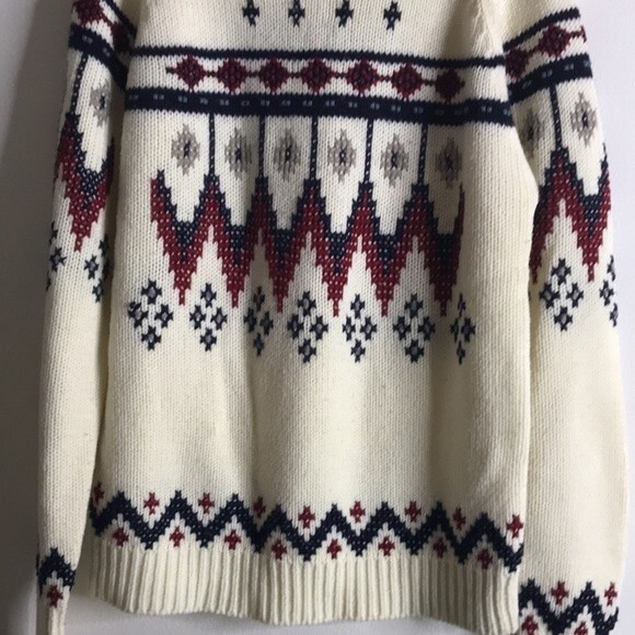 vtg gimbels cable knit pullover sweater 100% acrylic size XL cozy soft - Picture 3 of 12